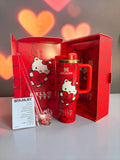 Red Hello Kitty-Inspired 40oz Tumbler