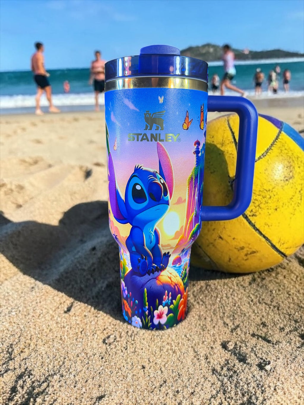 Tropical Blue Character-Inspired 40oz Tumbler | Gift Box Included