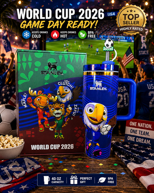 2026 USA World Cup Mascot-Inspired 40oz Tumbler Gift Set | Clutch