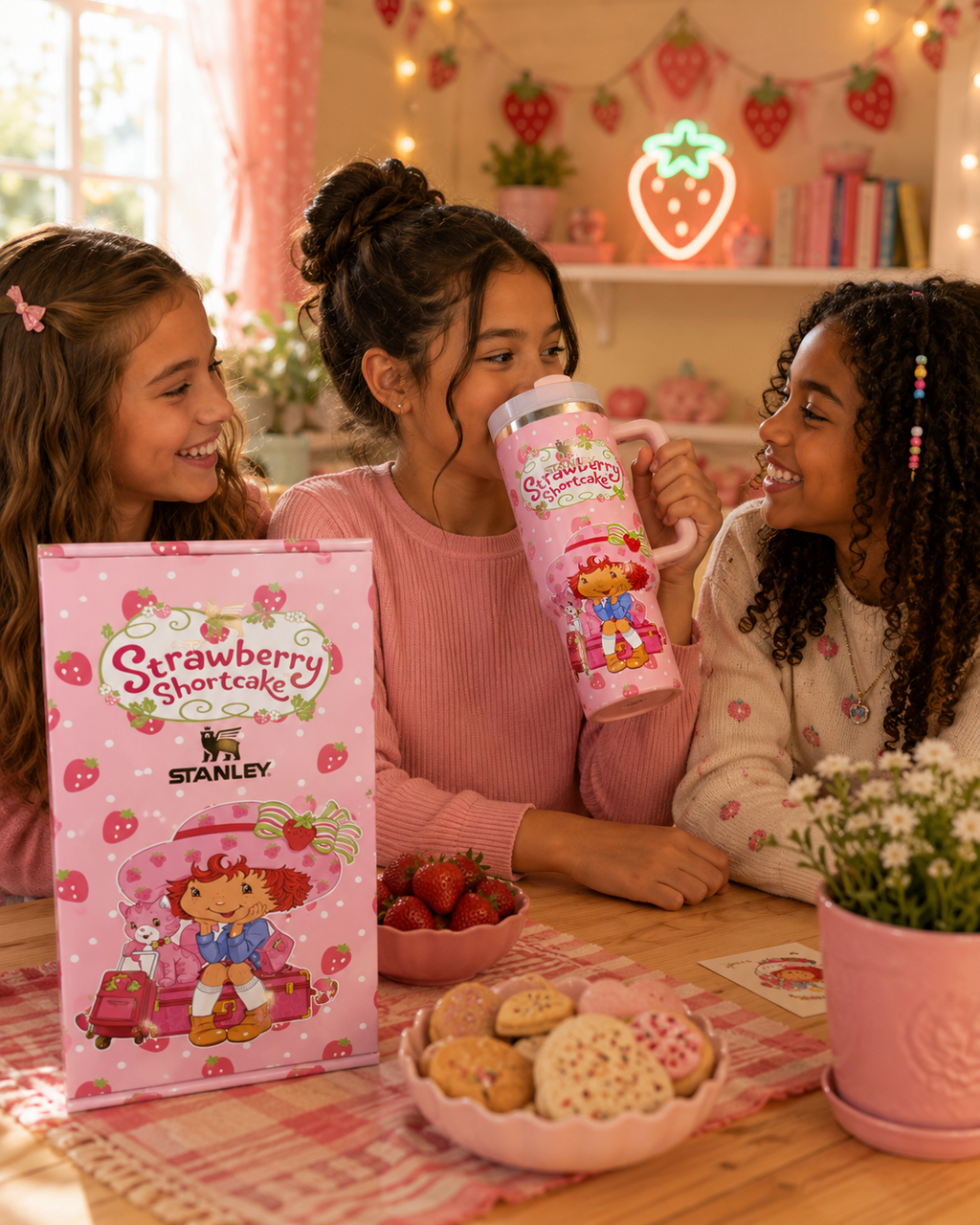 Strawberry Shortcake-Inspired Pink 40oz Tumbler