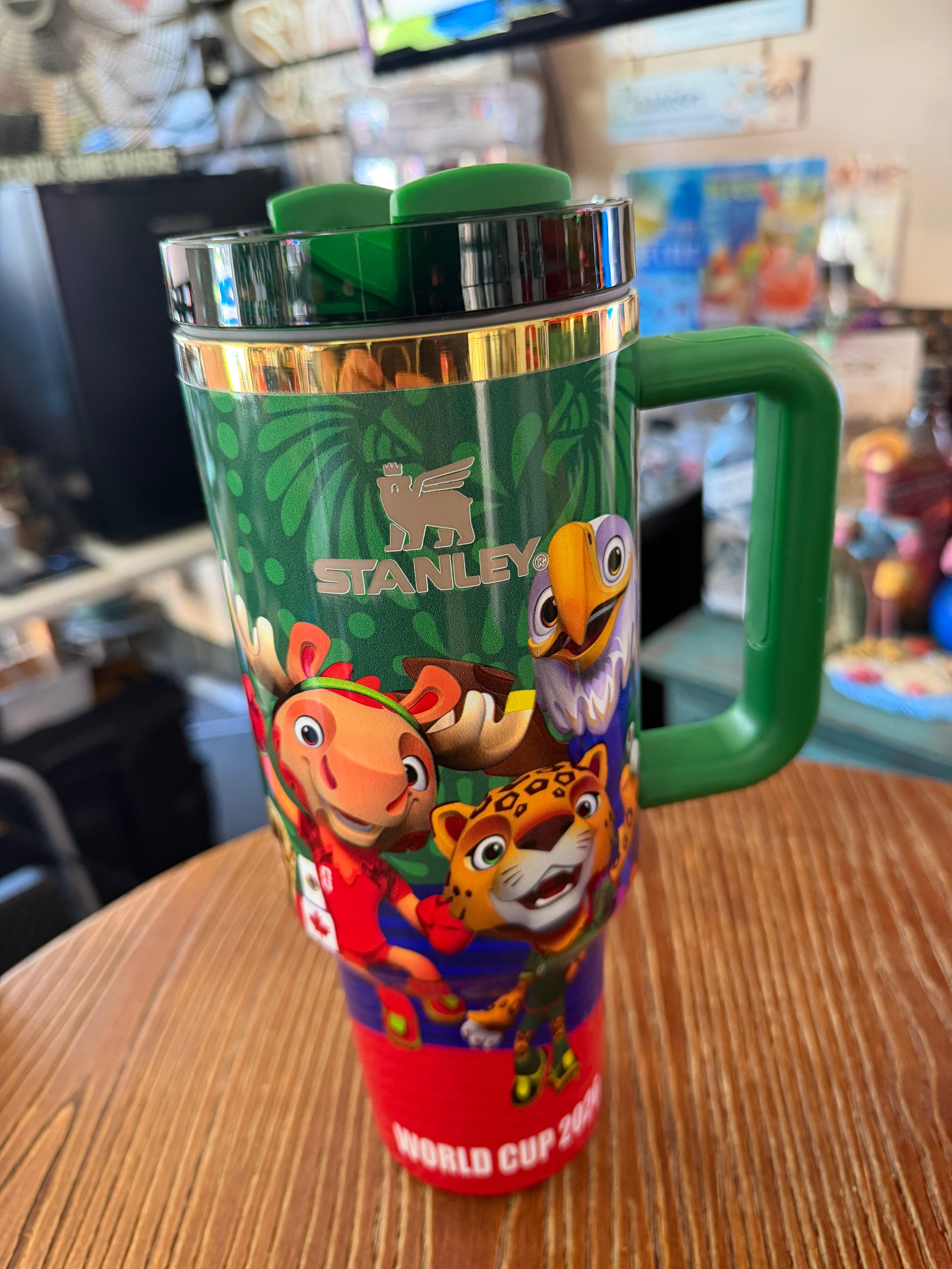 Stanley FIFA World Cup 2026 Tumbler | Mexico USA Canada Edition (Red or Green Handle)